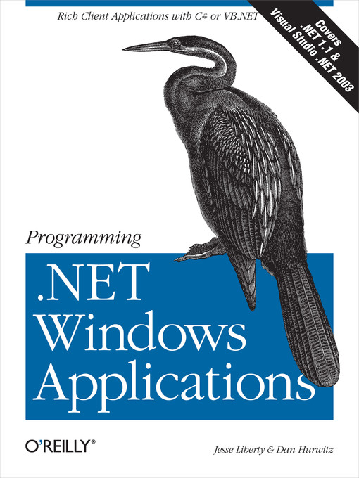 Title details for Programming .NET Windows Applications by Jesse Liberty - Available
